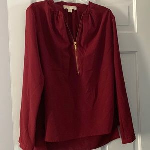 Michael Kors Burgundy hi low top